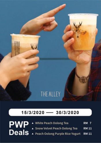 The-Alley-Peach-Oolong-PWP-Deals-Promotion-350x495 - Beverages Food , Restaurant & Pub Johor Kedah Kelantan Kuala Lumpur Melaka Negeri Sembilan Pahang Penang Perak Perlis Promotions & Freebies Putrajaya Sabah Sarawak Selangor Terengganu 