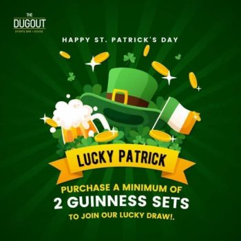 The-Dugout-St.-Patrick’s-Week-Promo-350x350 - Beverages Food , Restaurant & Pub Others Promotions & Freebies Selangor 