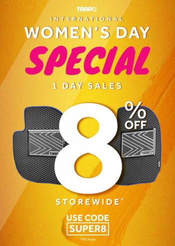 Trapo-International-Women’s-Day-Promotion-350x492 - Automotive Johor Kedah Kelantan Kuala Lumpur Melaka Negeri Sembilan Online Store Pahang Penang Perak Perlis Promotions & Freebies Putrajaya Sabah Sarawak Selangor Terengganu 