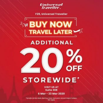 Universal-Traveller-Special-Sale-at-Johor-Premium-Outlets-350x350 - Johor Luggage Malaysia Sales Sports,Leisure & Travel 