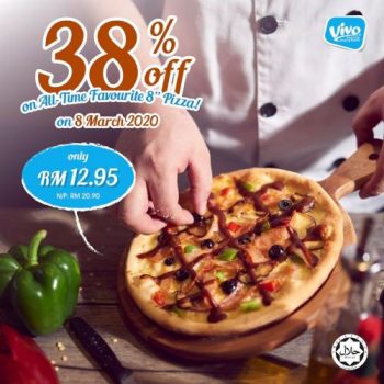 Vivo-Pizza-International-Womens-Day-Promotion-350x350 - Beverages Food , Restaurant & Pub Johor Kedah Kelantan Kuala Lumpur Melaka Negeri Sembilan Pahang Penang Perak Perlis Pizza Promotions & Freebies Putrajaya Sabah Sarawak Selangor Terengganu 