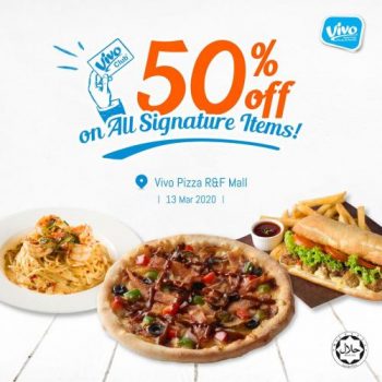 Vivo-Pizza-Special-Promotion-at-RF-Mall-350x350 - Beverages Food , Restaurant & Pub Johor Pizza Promotions & Freebies 