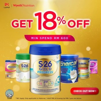 Wyeth-Nutrition-18-off-Promotion-at-Lazada-350x349 - Baby & Kids & Toys Johor Kedah Kelantan Kuala Lumpur Melaka Milk Powder Negeri Sembilan Online Store Pahang Penang Perak Perlis Promotions & Freebies Putrajaya Sabah Sarawak Selangor Terengganu 