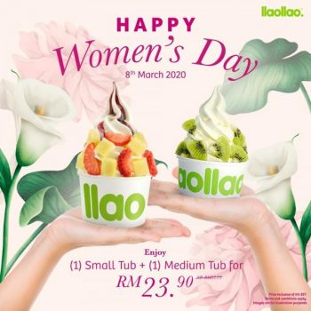 llaollao-International-Womens-Day-Promotion-350x350 - Beverages Food , Restaurant & Pub Ice Cream Johor Kedah Kelantan Kuala Lumpur Melaka Negeri Sembilan Pahang Penang Perak Perlis Promotions & Freebies Putrajaya Sabah Sarawak Selangor Terengganu 