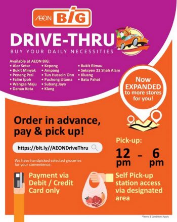 AEON-BiG-Drive-Thru-Service-350x439 - Johor Kuala Lumpur Penang Perak Promotions & Freebies Selangor Supermarket & Hypermarket 