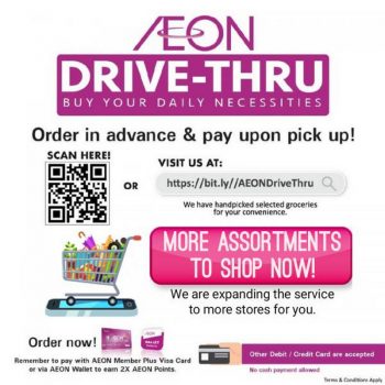 AEON-Drive-Thru-Service-1-350x350 - Johor Kedah Kelantan Kuala Lumpur Melaka Negeri Sembilan Pahang Penang Perak Perlis Promotions & Freebies Putrajaya Sabah Sarawak Selangor Supermarket & Hypermarket Terengganu 