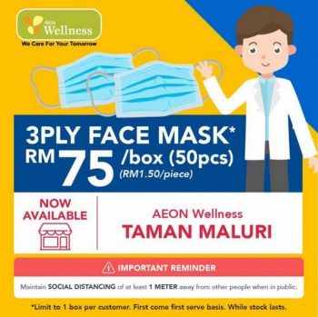 AEON-Wellness-3-Ply-Face-Mask-Sale-350x349 - Beauty & Health Health Supplements Kuala Lumpur Malaysia Sales Selangor 