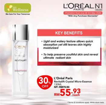 AEON-Wellness-Loreal-Paris-Promotion-1-350x347 - Beauty & Health Johor Kedah Kelantan Kuala Lumpur Melaka Negeri Sembilan Pahang Penang Perak Perlis Personal Care Promotions & Freebies Putrajaya Sabah Sarawak Selangor Skincare Terengganu 