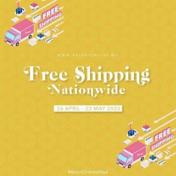 Ariani-Free-Shipping-Promotion-350x350 - Apparels Fashion Accessories Fashion Lifestyle & Department Store Johor Kedah Kelantan Kuala Lumpur Melaka Negeri Sembilan Online Store Pahang Penang Perak Perlis Promotions & Freebies Putrajaya Sabah Sarawak Selangor Terengganu 