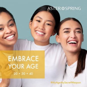 Aster-Spring-Embrace-you-Age-Promo-350x350 - Beauty & Health Johor Kedah Kelantan Kuala Lumpur Melaka Negeri Sembilan Pahang Penang Perak Perlis Personal Care Promotions & Freebies Putrajaya Sabah Sarawak Selangor Skincare Terengganu Treatments 