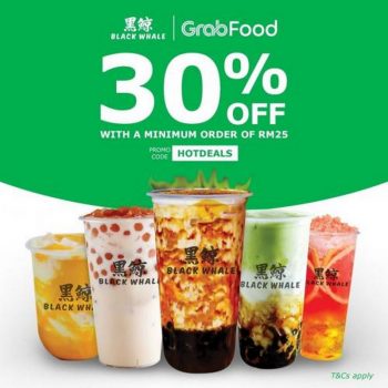 Black-Whale-30-off-Promotion-on-GrabFood-350x350 - Beverages Food , Restaurant & Pub Johor Kedah Kelantan Kuala Lumpur Melaka Negeri Sembilan Online Store Pahang Penang Perak Perlis Promotions & Freebies Putrajaya Sabah Sarawak Selangor Terengganu 