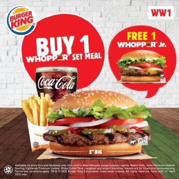 Burger-King-1-for-1-Whopper-Deal-350x350 - Beverages Burger Food , Restaurant & Pub Johor Kedah Kelantan Kuala Lumpur Melaka Negeri Sembilan Online Store Pahang Penang Perak Perlis Promotions & Freebies Putrajaya Sabah Sarawak Selangor Terengganu 