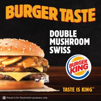 Burger-King-Double-Mushroom-Swiss-Promo-350x350 - Beverages Burger Food , Restaurant & Pub Johor Kedah Kelantan Kuala Lumpur Melaka Negeri Sembilan Pahang Penang Perak Perlis Promotions & Freebies Putrajaya Sabah Sarawak Selangor Terengganu 