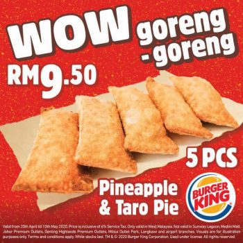 Burger-King-Pineapple-Taro-Pie-Promotion-350x350 - Beverages Food , Restaurant & Pub Johor Kedah Kelantan Kuala Lumpur Melaka Negeri Sembilan Pahang Penang Perak Perlis Promotions & Freebies Putrajaya Sabah Sarawak Selangor Terengganu 