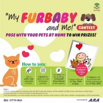 CITTA-Mall-My-Furbaby-and-Me-Contest-350x349 - Events & Fairs Johor Kedah Kelantan Kuala Lumpur Melaka Negeri Sembilan Online Store Others Pahang Penang Perak Perlis Putrajaya Sabah Sarawak Selangor Terengganu 