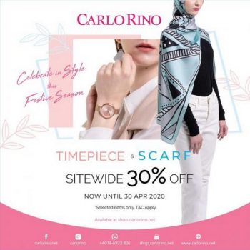 Carlo-Rino-Online-Timepieces-and-Scarves-Sale-350x350 Now till 30 Apr 2020: Carlo Rino Online Timepieces and Scarves Sale