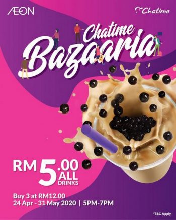 Chatime-Bazaaria-Promotion-350x438 - Beverages Food , Restaurant & Pub Johor Kedah Kelantan Kuala Lumpur Melaka Negeri Sembilan Pahang Penang Perak Perlis Promotions & Freebies Putrajaya Sabah Sarawak Selangor Terengganu 