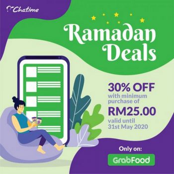 Chatime-Ramadan-Deals-Promotion-on-GrabFood-350x350 - Beverages Food , Restaurant & Pub Johor Kedah Kelantan Kuala Lumpur Melaka Negeri Sembilan Online Store Pahang Penang Perak Perlis Promotions & Freebies Putrajaya Sabah Sarawak Selangor Terengganu 