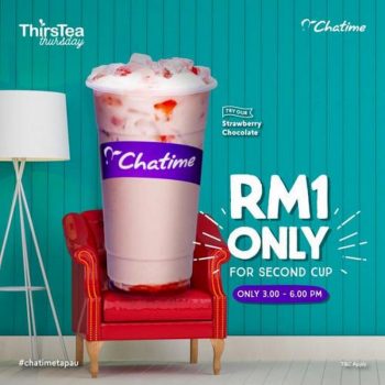 Chatime-Thirstea-Thursday-Promotion-350x350 - Beverages Food , Restaurant & Pub Johor Kedah Kelantan Kuala Lumpur Melaka Negeri Sembilan Pahang Penang Perak Perlis Promotions & Freebies Putrajaya Sabah Sarawak Selangor Terengganu 