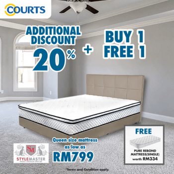 Courts-Mattress-Promotion-350x350 - Home & Garden & Tools Johor Kedah Kelantan Kuala Lumpur Mattress Melaka Negeri Sembilan Online Store Pahang Penang Perak Perlis Promotions & Freebies Putrajaya Sabah Sarawak Selangor Terengganu 