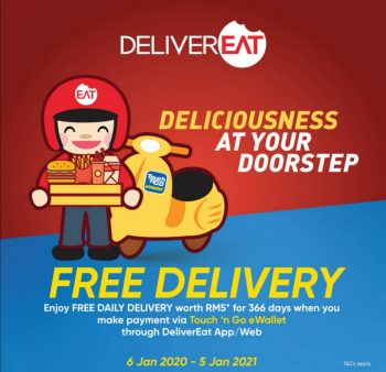 Delivereat-Free-Delivery-Promo-with-TNG-350x338 - Beverages Food , Restaurant & Pub Johor Kedah Kelantan Kuala Lumpur Melaka Negeri Sembilan Online Store Others Pahang Penang Perak Perlis Promotions & Freebies Putrajaya Sabah Sarawak Selangor Terengganu 