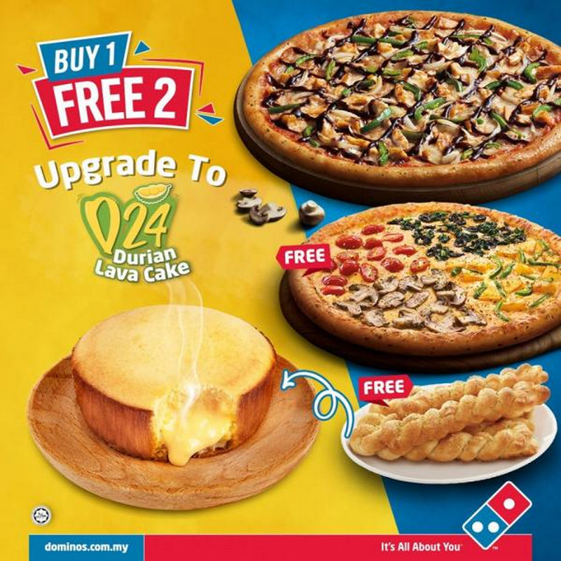27 Apr 2020 Onward: Domino's Pizza Buy 1 Free 2 Promotion ...