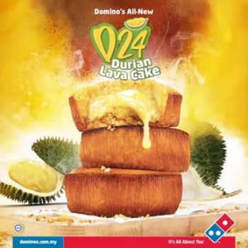 Dominos-Pizza-New-D24-Durian-Lava-Cake-Promo-350x350 - Beverages Food , Restaurant & Pub Johor Kedah Kelantan Kuala Lumpur Melaka Negeri Sembilan Online Store Pahang Penang Perak Perlis Promotions & Freebies Putrajaya Sabah Sarawak Selangor Terengganu 