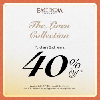 East-India-Company-40-off-Promotion-350x350 - Apparels Fashion Accessories Fashion Lifestyle & Department Store Johor Kedah Kelantan Kuala Lumpur Melaka Negeri Sembilan Online Store Pahang Penang Perak Perlis Promotions & Freebies Putrajaya Sabah Sarawak Selangor Terengganu 