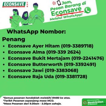 Econsave-Order-and-Pick-Up-Service-11-350x350 - Johor Kedah Kelantan Kuala Lumpur Melaka Negeri Sembilan Pahang Penang Perak Perlis Promotions & Freebies Putrajaya Sabah Sarawak Selangor Supermarket & Hypermarket Terengganu 