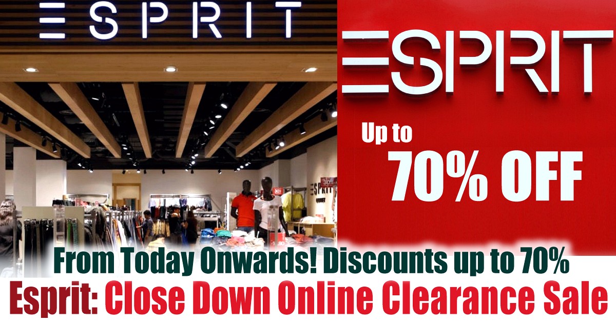 FB-MY-Esprit-Clearance-Sale-2020 - Apparels Baby & Kids & Toys Children Fashion Fashion Accessories Fashion Lifestyle & Department Store Johor Kedah Kelantan Kuala Lumpur Melaka Nationwide Negeri Sembilan Online Store Pahang Penang Perak Perlis Putrajaya Sabah Sarawak Selangor Terengganu Warehouse Sale & Clearance in Malaysia 