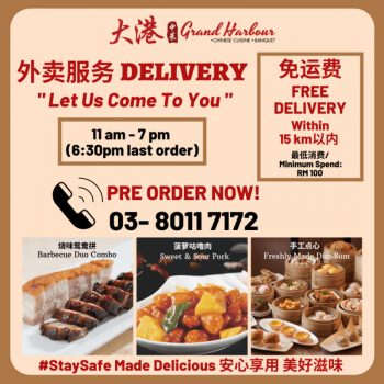 Grand-Harbour-Delivery-Promo-at-DA-MEN-Mall-350x350 - Beverages Food , Restaurant & Pub Promotions & Freebies Selangor 