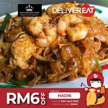 Hadi-Char-Koay-Teow-RM6-OFF-Promotion-on-DeliverEat-350x350 - Beverages Food , Restaurant & Pub Johor Kedah Kelantan Kuala Lumpur Melaka Negeri Sembilan Online Store Pahang Penang Perak Perlis Promotions & Freebies Putrajaya Sabah Sarawak Selangor Terengganu 