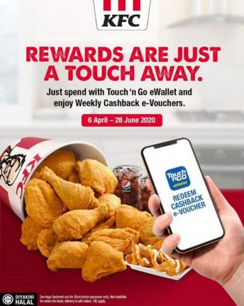 KFC-Cashback-e-Voucher-Promotion-with-Touch-n-Go-350x438 - Beverages Food , Restaurant & Pub Johor Kedah Kelantan Kuala Lumpur Melaka Negeri Sembilan Others Pahang Penang Perak Perlis Promotions & Freebies Putrajaya Sabah Sarawak Selangor Terengganu 