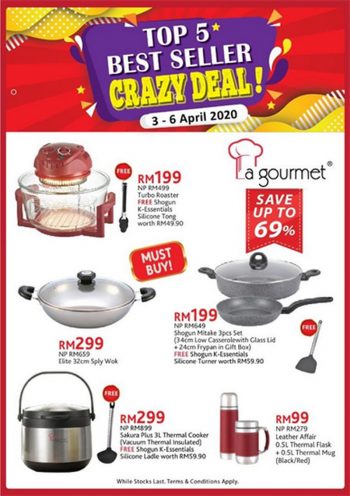 Kitchen-Shop-Top-5-Best-Seller-Crazy-Deals-350x496 - Home & Garden & Tools Johor Kedah Kelantan Kitchenware Kuala Lumpur Melaka Negeri Sembilan Online Store Pahang Penang Perak Perlis Promotions & Freebies Putrajaya Sabah Sarawak Selangor Terengganu 