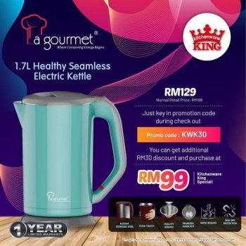 Kitchenware-King-La-Gourmet-Promotion-350x350 - Home & Garden & Tools Johor Kedah Kelantan Kitchenware Kuala Lumpur Melaka Negeri Sembilan Online Store Pahang Penang Perak Perlis Promotions & Freebies Putrajaya Sabah Sarawak Selangor Terengganu 