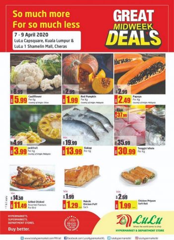 LuLu-Hypermarket-Great-Midweek-Deals-Promotion-350x483 - Kuala Lumpur Promotions & Freebies Selangor Supermarket & Hypermarket 