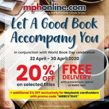 MPH-Bookstores-20-off-Promotion-350x350 - Beverages Food , Restaurant & Pub Johor Kedah Kelantan Kuala Lumpur Melaka Negeri Sembilan Online Store Pahang Penang Perak Perlis Promotions & Freebies Putrajaya Sabah Sarawak Selangor Terengganu 