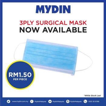 MYDIN-3-Ply-Surgical-Mask-for-Sale-350x350 - Johor Kedah Kelantan Kuala Lumpur Malaysia Sales Melaka Negeri Sembilan Pahang Penang Perak Perlis Putrajaya Sabah Sarawak Selangor Supermarket & Hypermarket Terengganu 