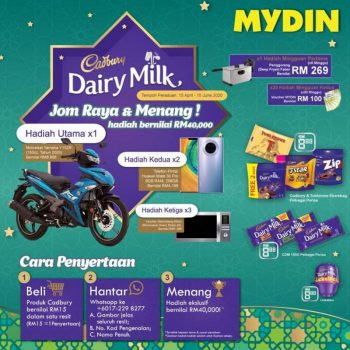 MYDIN-Cadbury-Dairy-Milk-Raya-Win-Contest-350x350 Now till 15 Jun 2020: MYDIN Cadbury Dairy Milk Raya & Win Contest