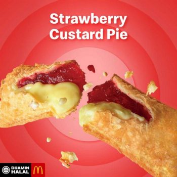 McDonalds-Strawberry-Custard-Pie-Promo-350x350 - Beverages Food , Restaurant & Pub Johor Kedah Kelantan Kuala Lumpur Melaka Negeri Sembilan Pahang Penang Perak Perlis Promotions & Freebies Putrajaya Sabah Sarawak Selangor Terengganu 