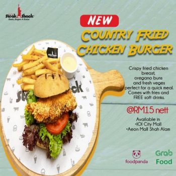 NY-Steak-Shack-New-Country-Fried-Chicken-Burger-Promo-350x350 - Beverages Food , Restaurant & Pub Promotions & Freebies Putrajaya Selangor 