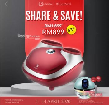 Ogawa-Tapping-Foottee-Foot-Massage-Promo-at-Lazada-350x340 - Beauty & Health Johor Kedah Kelantan Kuala Lumpur Massage Melaka Negeri Sembilan Online Store Others Pahang Penang Perak Perlis Promotions & Freebies Putrajaya Sabah Sarawak Selangor Terengganu 