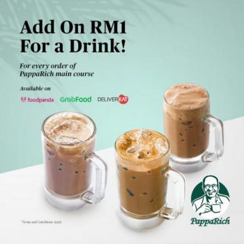 PappaRich-Add-On-Drink-only-RM1-Promotion-350x349 - Beverages Food , Restaurant & Pub Johor Kedah Kelantan Kuala Lumpur Melaka Negeri Sembilan Online Store Pahang Penang Perak Perlis Promotions & Freebies Putrajaya Sabah Sarawak Selangor Terengganu 