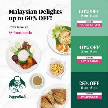 PappaRich-Malaysia-Delights-Promotion-on-Food-Panda-350x350 - Beverages Food , Restaurant & Pub Johor Kedah Kelantan Kuala Lumpur Melaka Negeri Sembilan Online Store Pahang Penang Perak Perlis Promotions & Freebies Putrajaya Sabah Sarawak Selangor Terengganu 