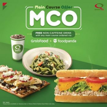 Quiznos-MCO-Promotion-350x350 - Beverages Food , Restaurant & Pub Johor Kedah Kelantan Kuala Lumpur Melaka Negeri Sembilan Online Store Pahang Penang Perak Perlis Promotions & Freebies Putrajaya Sabah Sarawak Selangor Terengganu 