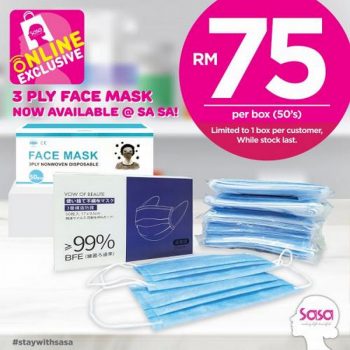 Sasa-Online-3-Ply-Face-Mask-for-Sale-350x350 - Beauty & Health Health Supplements Johor Kedah Kelantan Kuala Lumpur Malaysia Sales Melaka Negeri Sembilan Online Store Pahang Penang Perak Perlis Putrajaya Sabah Sarawak Selangor Terengganu 