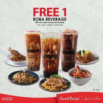 Secret-Recipe-Free-Boba-Beverage-Promotion-350x350 - Beverages Food , Restaurant & Pub Johor Kedah Kelantan Kuala Lumpur Melaka Negeri Sembilan Pahang Penang Perak Perlis Promotions & Freebies Putrajaya Selangor Terengganu 