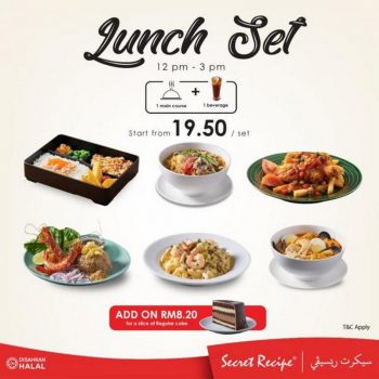 Secret-Recipe-Lunch-Set-Promotion-350x350 - Beverages Food , Restaurant & Pub Johor Kedah Kelantan Kuala Lumpur Melaka Negeri Sembilan Pahang Penang Perak Perlis Promotions & Freebies Putrajaya Sabah Sarawak Selangor Terengganu 