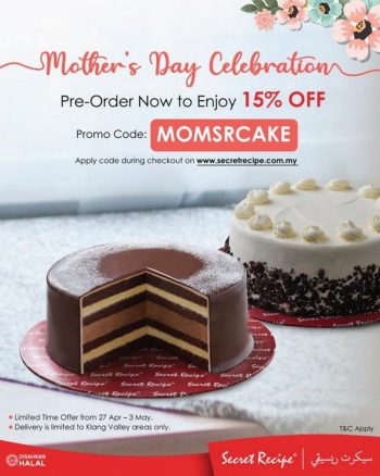 Secret-Recipe-Mothers-Day-Promotion-350x438 - Beverages Cake Food , Restaurant & Pub Johor Kedah Kelantan Kuala Lumpur Melaka Negeri Sembilan Online Store Pahang Penang Perak Perlis Promotions & Freebies Putrajaya Sabah Sarawak Selangor Terengganu 