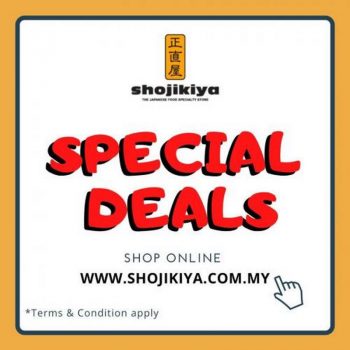 Shojikiya-Online-Special-Deals-Promotion-350x350 - Johor Kedah Kelantan Kuala Lumpur Melaka Negeri Sembilan Online Store Others Pahang Penang Perak Perlis Promotions & Freebies Putrajaya Sabah Sarawak Selangor Terengganu 